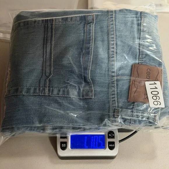 Cody James Mens Light Wash Bootcut Denim Jeans CJSP20J09 Blue 36W x 34L - Picture 14 of 14